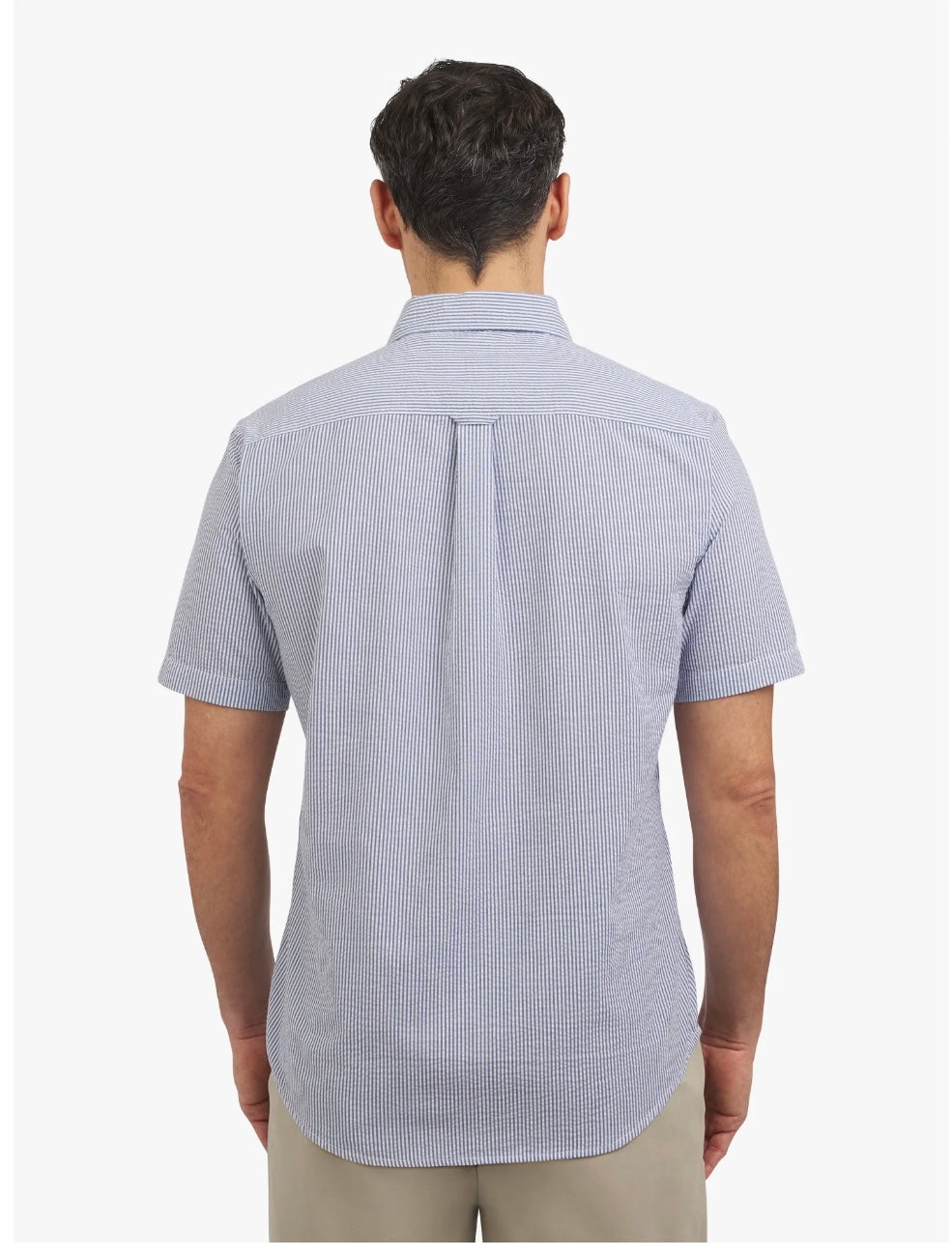 Chaps Men’s Short Sleeve Seersucker Woven Shirt