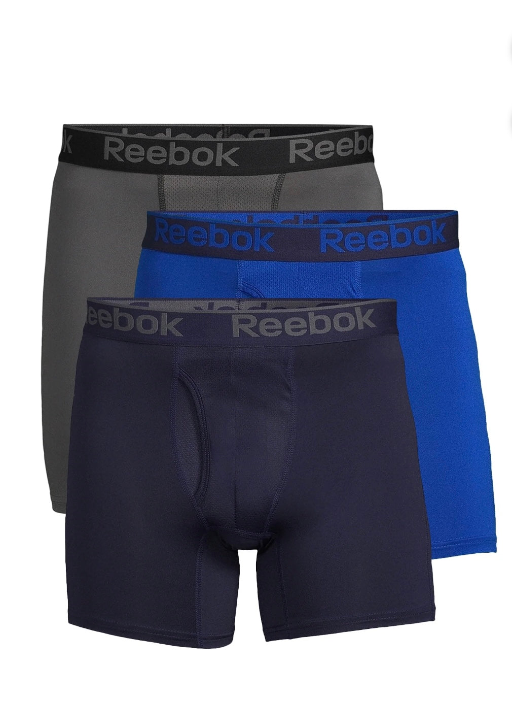 Reebok Men’s Pro Series Performance Boxer Briefs – 3 Pack