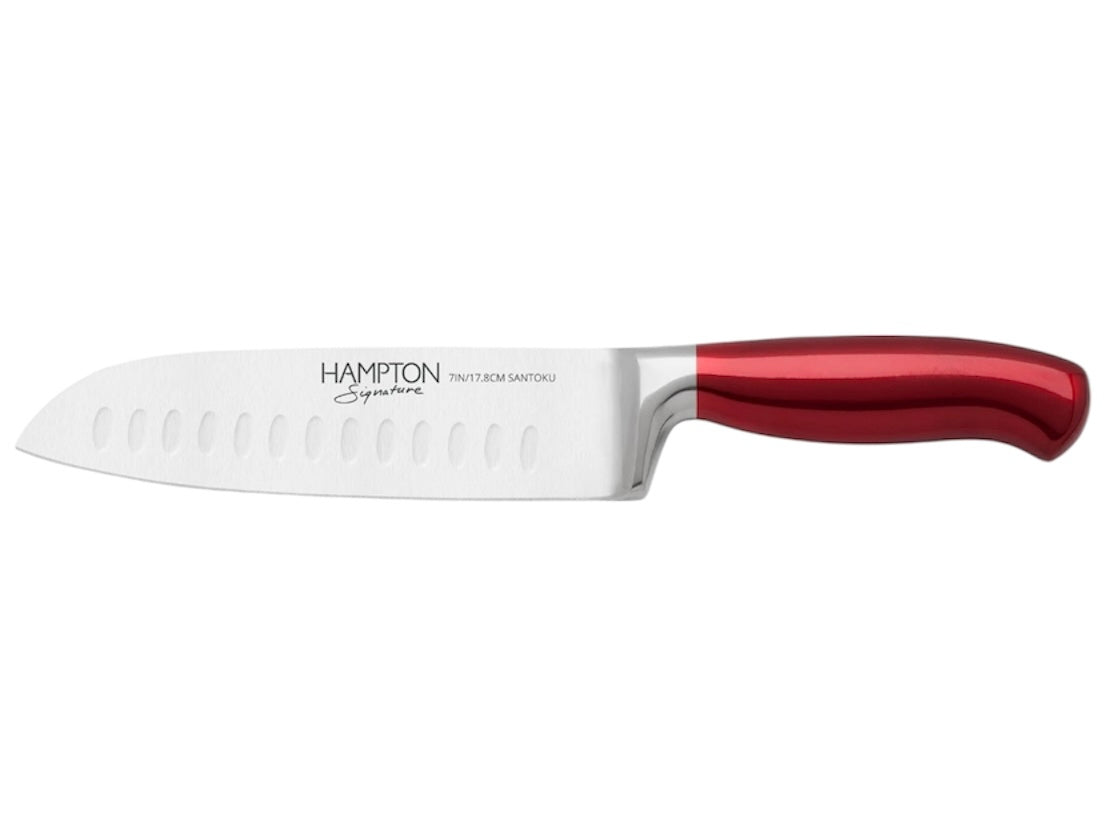 Hampton Forge Argentum Red Santoku Knife – Forged