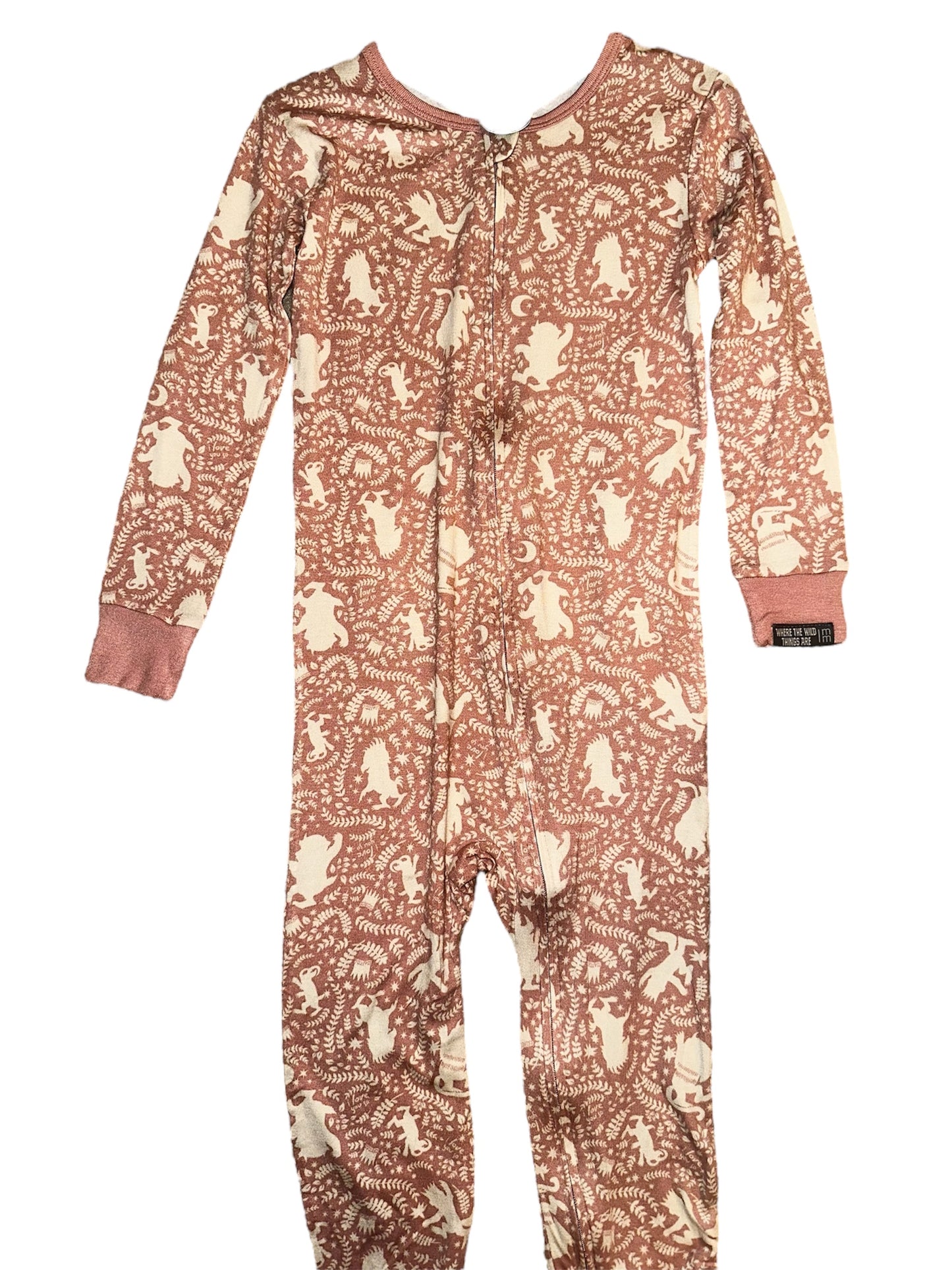 Modern Moments x Where the Wild Things Are One‑Piece or Two-Piece Pajama Sleeper – Neutral