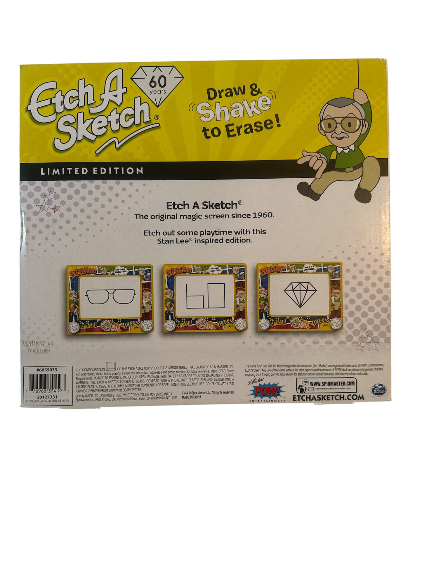 Etch A Sketch Classic Stan Lee Limited‑Edition Drawing Toy