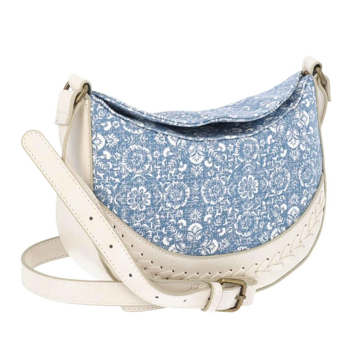 The Pioneer Woman Floral Denim Crossbody Bag, Women’s