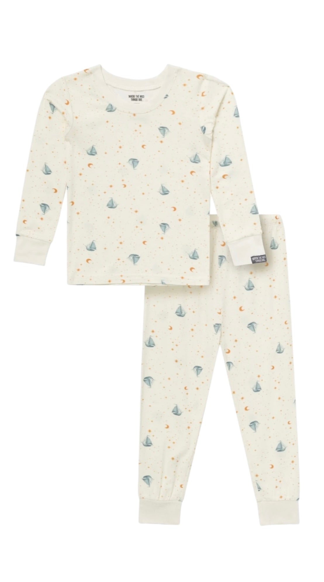 Modern Moments x Where the Wild Things Are One‑Piece or Two-Piece Pajama Sleeper – Neutral