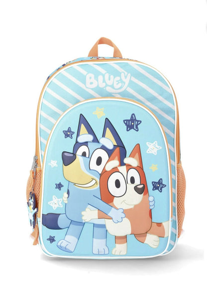 Bluey & Bingo 17” Light‑Up Stars & Stripes Backpack – Mint