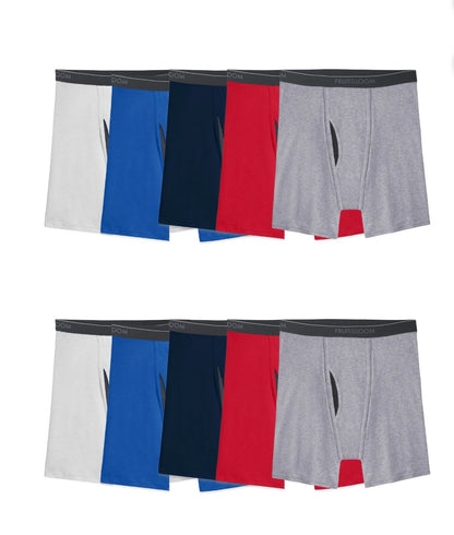 Fruit of the Loom Men’s EverSoft CoolZone Fly Boxer Briefs
