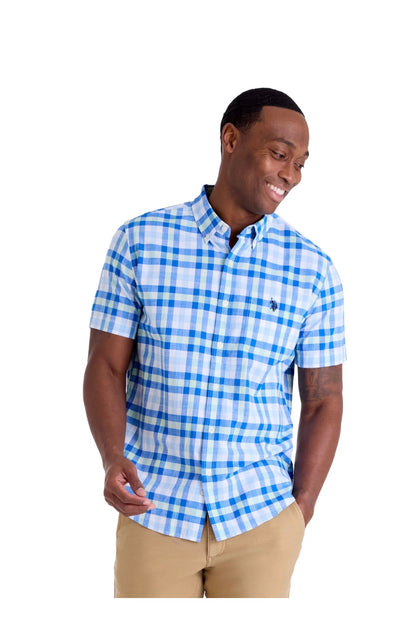 U.S. Polo Assn. Men's Short Sleeve Buttondown Shirts
