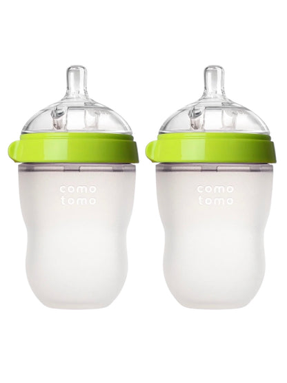 Comotomo Baby Bottle – Green, 8 oz