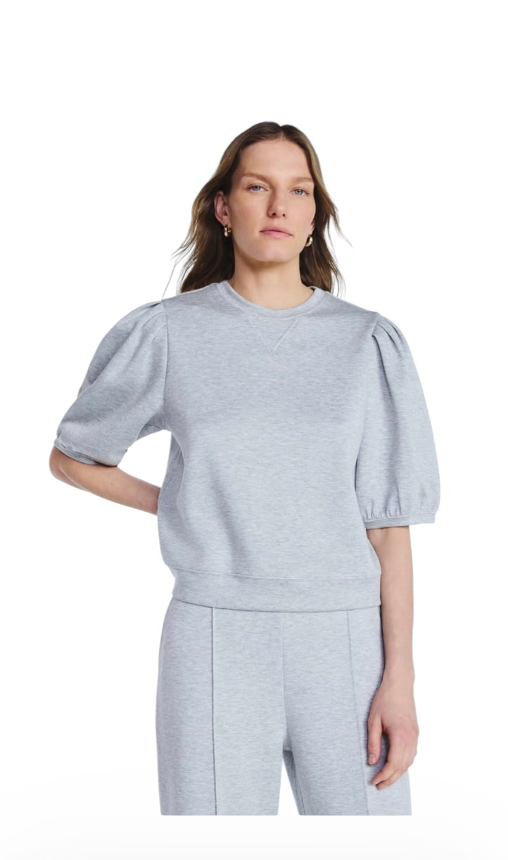 Scubaknit Pleated Sleeve Top for Women and Women’s Plus from Scoop