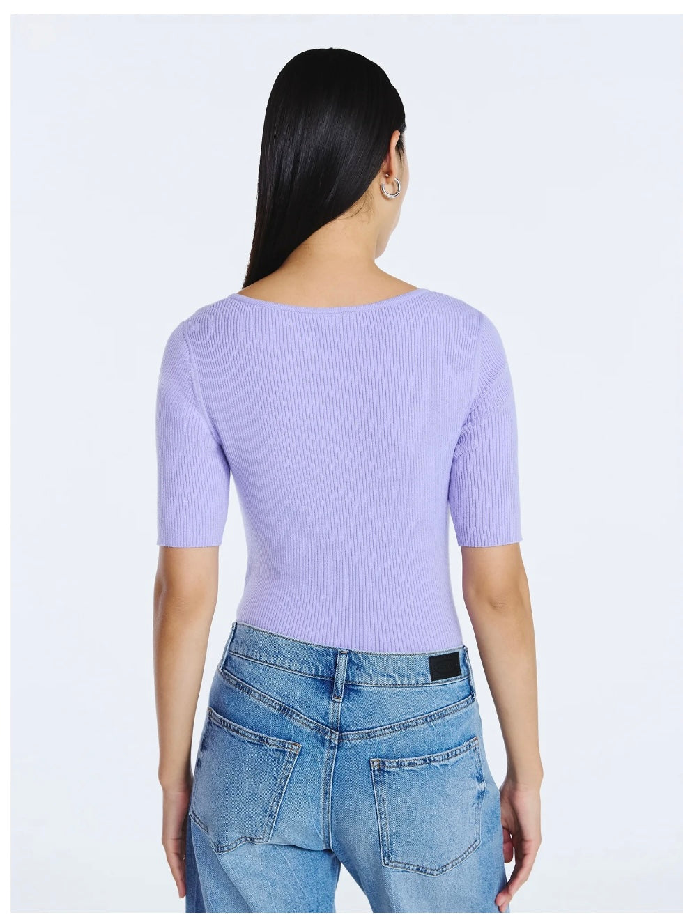 Scoop Women's Square Neckline Cardigan Sweater with Short Sleeves, Lightweight