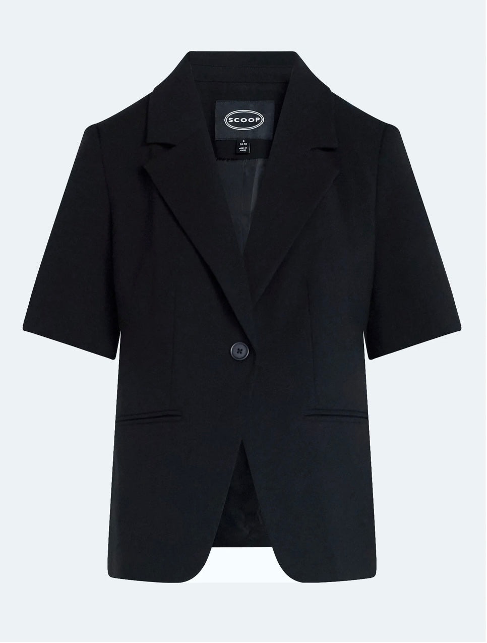 Scoop Women's and Women's Plus Short Sleeve Boxy Blazer