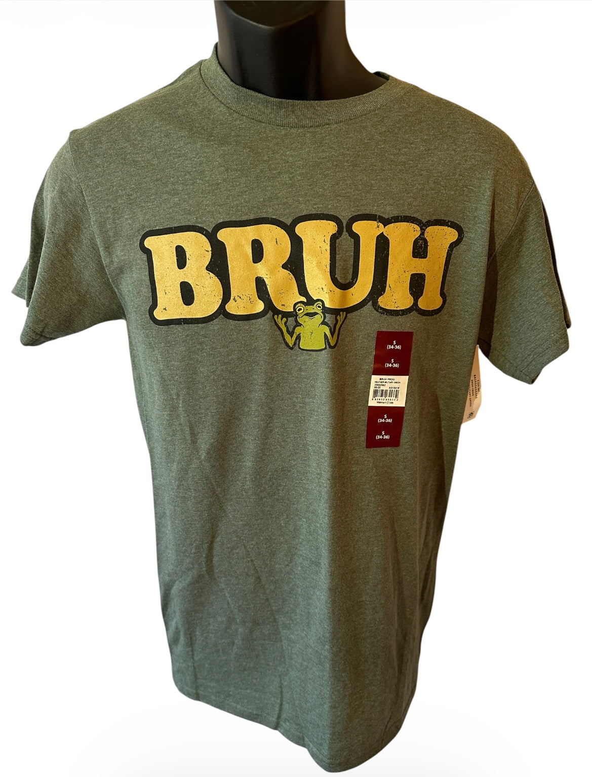 Humor’s Bruh Frog Short-Sleeve Tee for Men