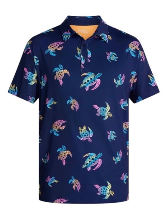 Men's Shell Surfer Golf Polo Shirt from Birdie Bound