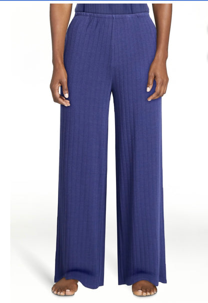 Joyspun Women’s Pointelle Knit Sleepwear Pants, 30'' Inseam