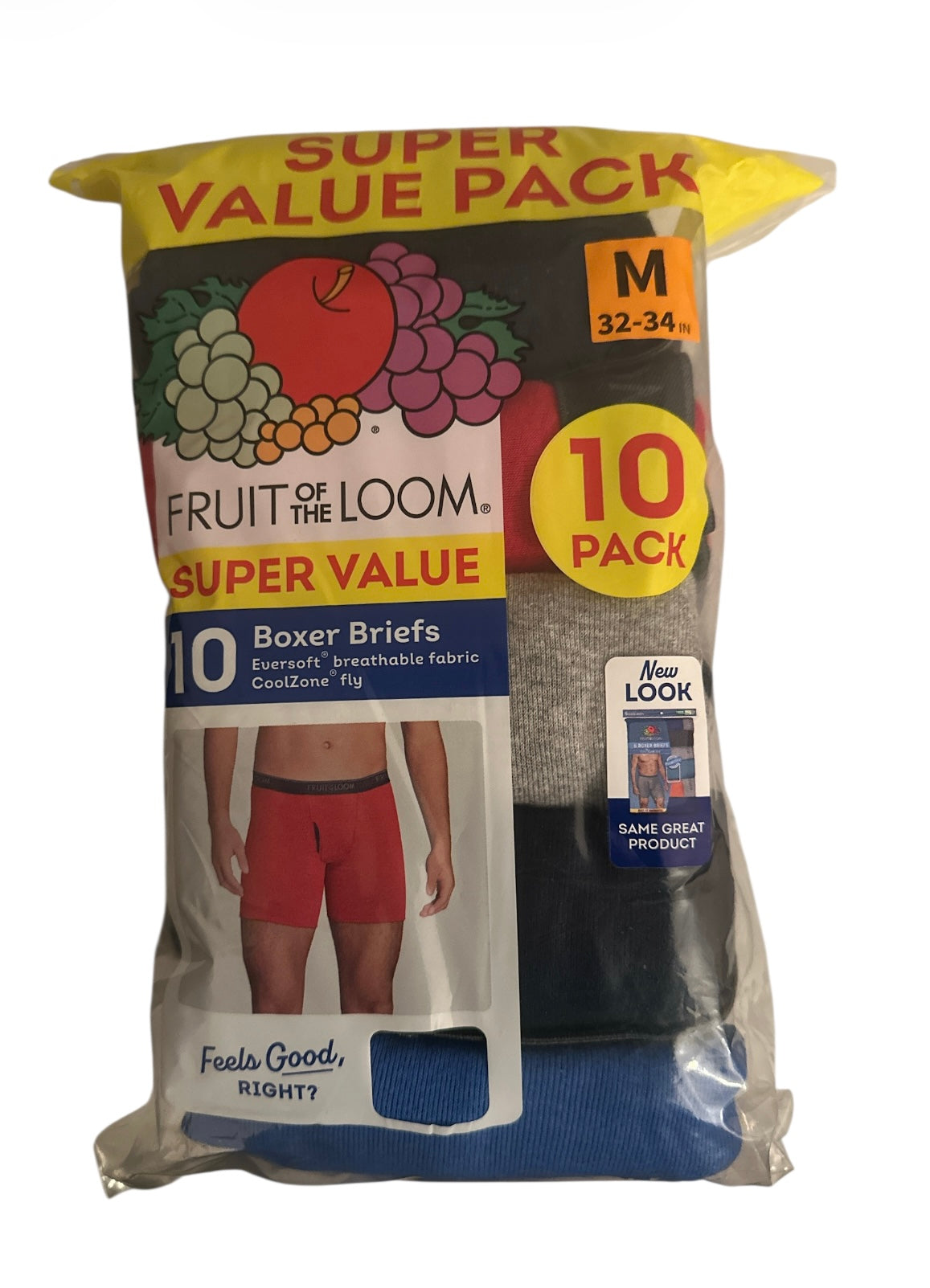 Fruit of the Loom Men’s EverSoft CoolZone Fly Boxer Briefs