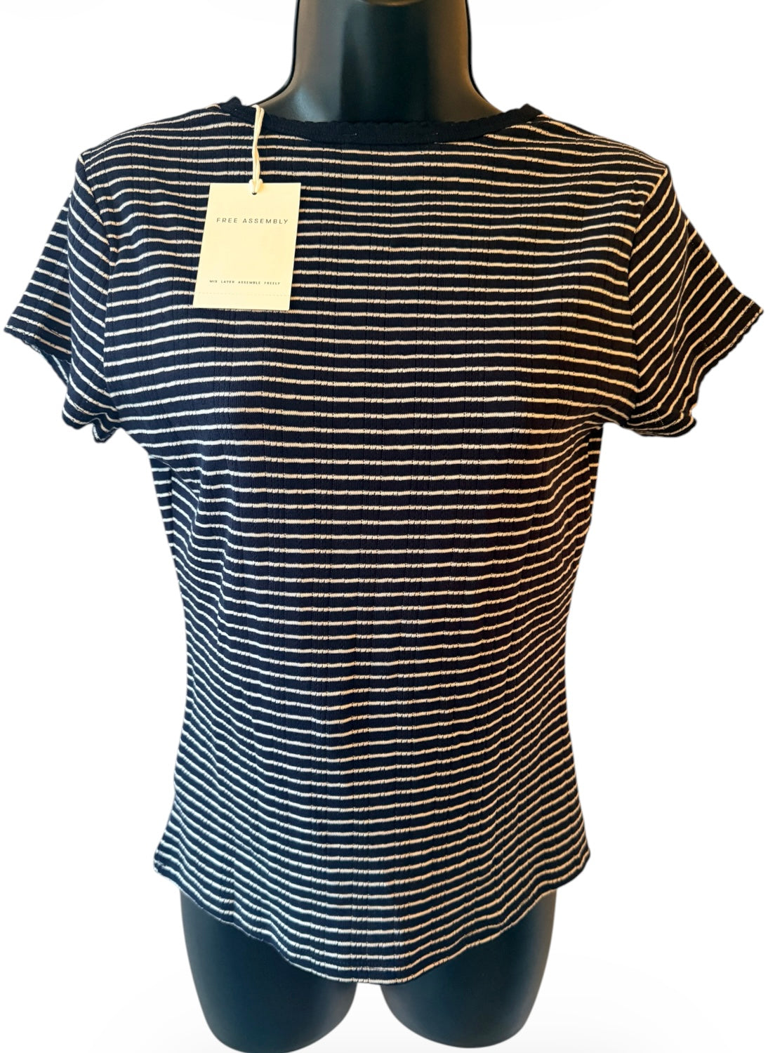Pointelle Mini Tee for Women from Free Assembly