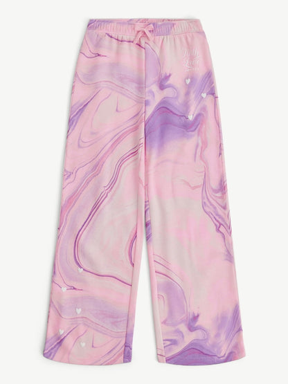 Justice Girl's Fleece Wide Leg Pant