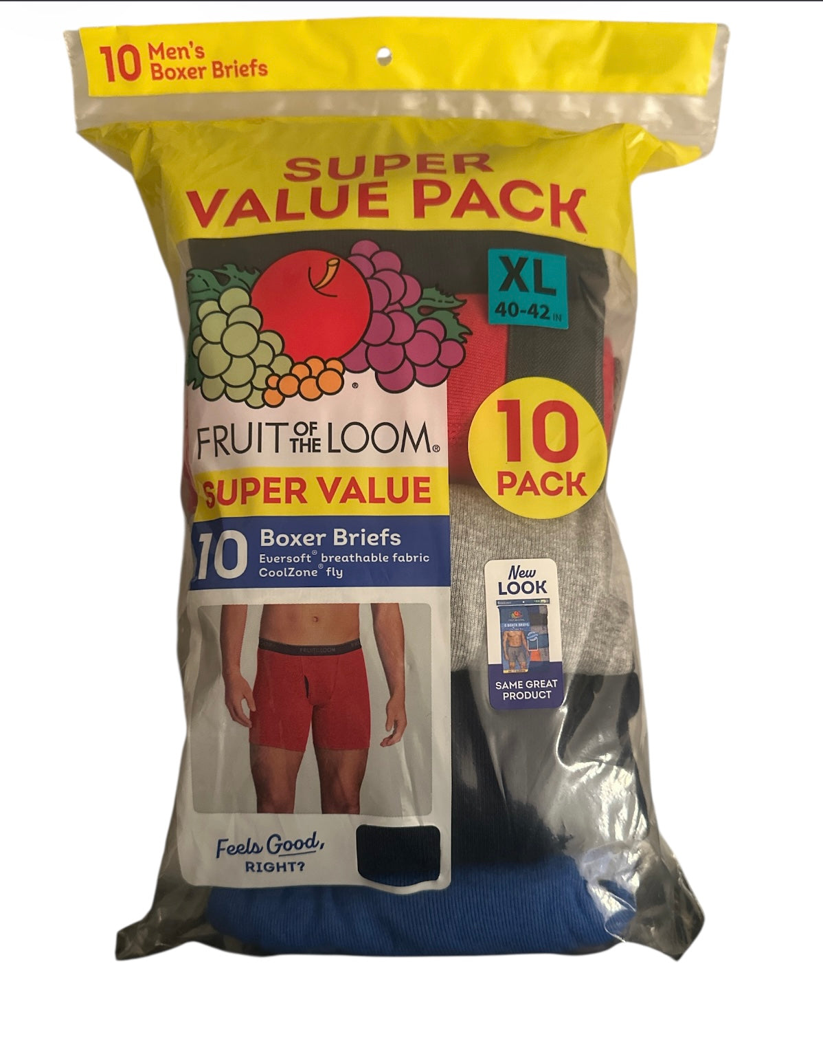 Fruit of the Loom Men’s EverSoft CoolZone Fly Boxer Briefs