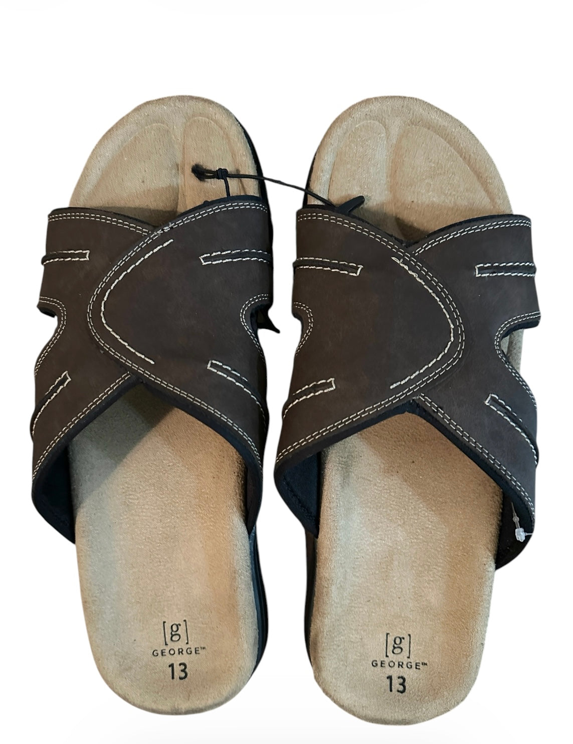 Men's Comfort Slide Sandals from George