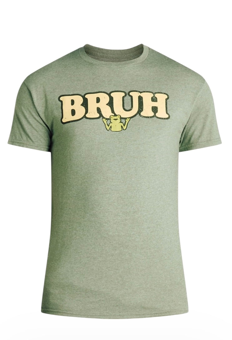 Humor’s Bruh Frog Short-Sleeve Tee for Men