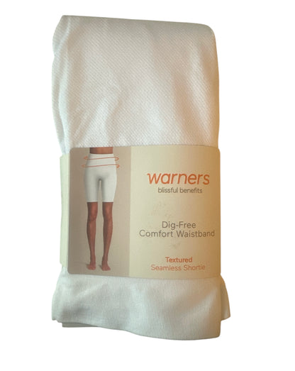 Warner’s Blissful Benefits Seamless Smoothing Shortie Biker Shorts – 1‑Pack