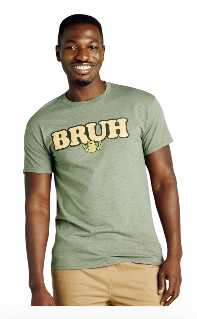 Humor’s Bruh Frog Short-Sleeve Tee for Men