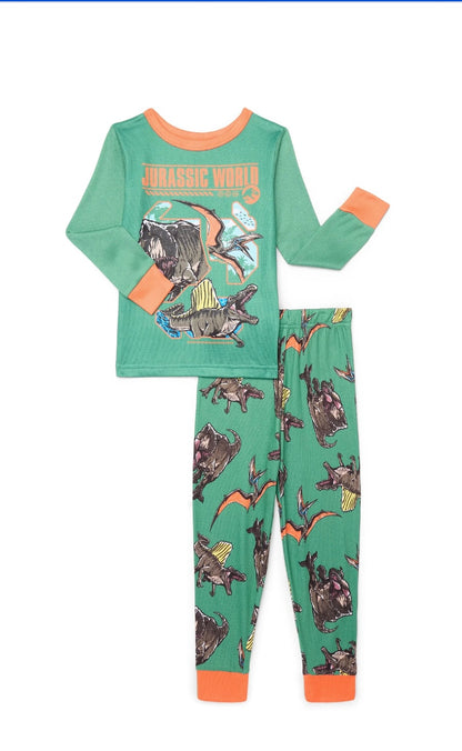 Jurassic World Boys’ Long Sleeve Pajama Set – Top & Pant