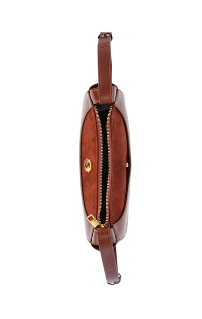 Time & Tru Olivia Crossbody, Redwood Bark