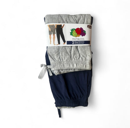 Fruit of the Loom Men’s Sleepwear Bundle – 2 Pack