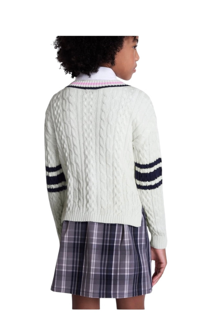 Girl’s Varsity Pullover Sweater from Weekend Academy