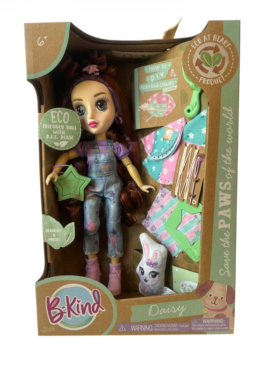 BeKind: Daisy Eco‑Friendly Fashion Doll with DIY Play – 12″