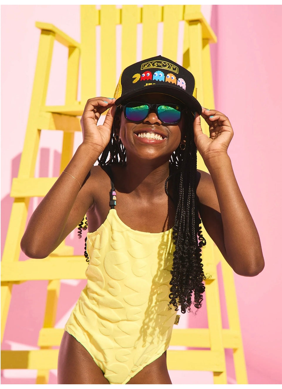 Justice Girls Terry Pacman One-Piece