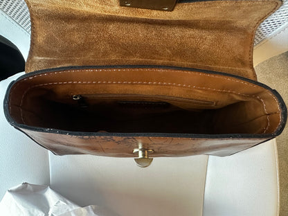 👜 Patricia Nash Signature Map Carisbrooke Top Handle Bag