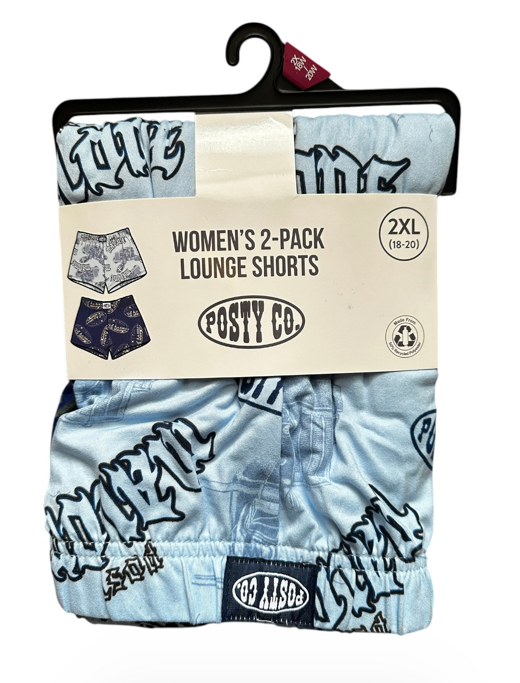 Women’s Jersey Knit Sleep Shorts, 2 pack