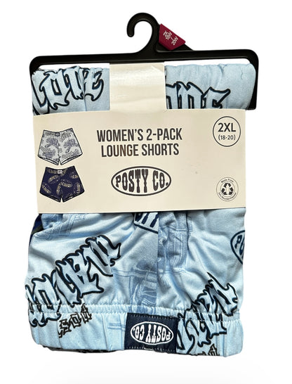 Women’s Jersey Knit Sleep Shorts, 2 pack