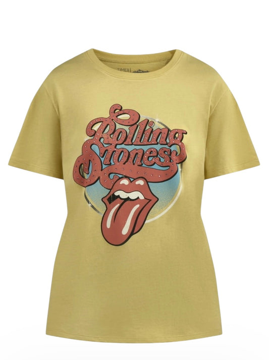 Women's Rolling Stones Graphic Tee from Time and Tru