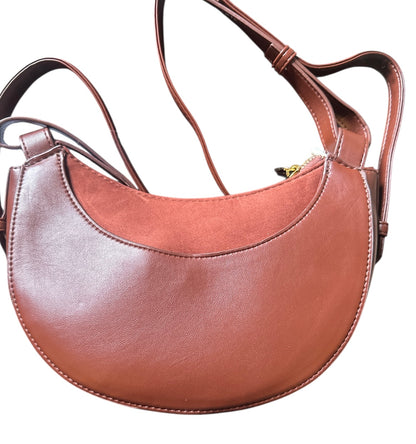 Time & Tru Olivia Crossbody, Redwood Bark