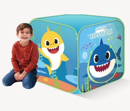 Playhut Pinkfong Baby Shark Classic Cube Pop‑Up Play Tent – Ages 3+