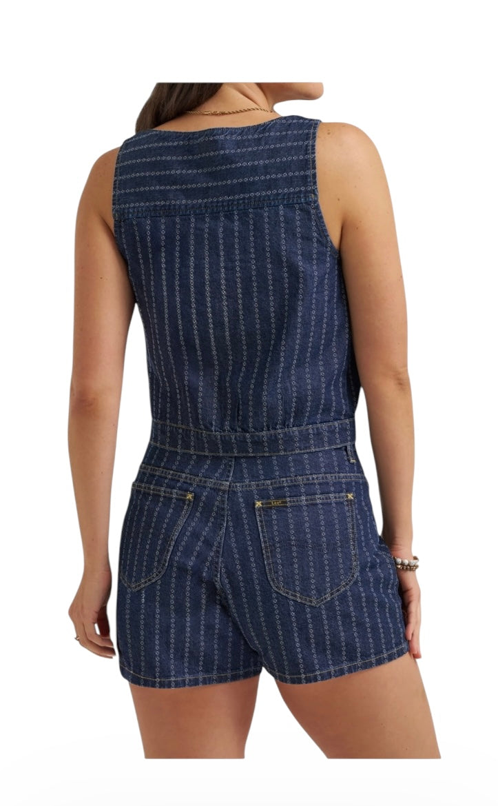 Lee® Women's Heritage V-Neck Sleeveless Button Down Top