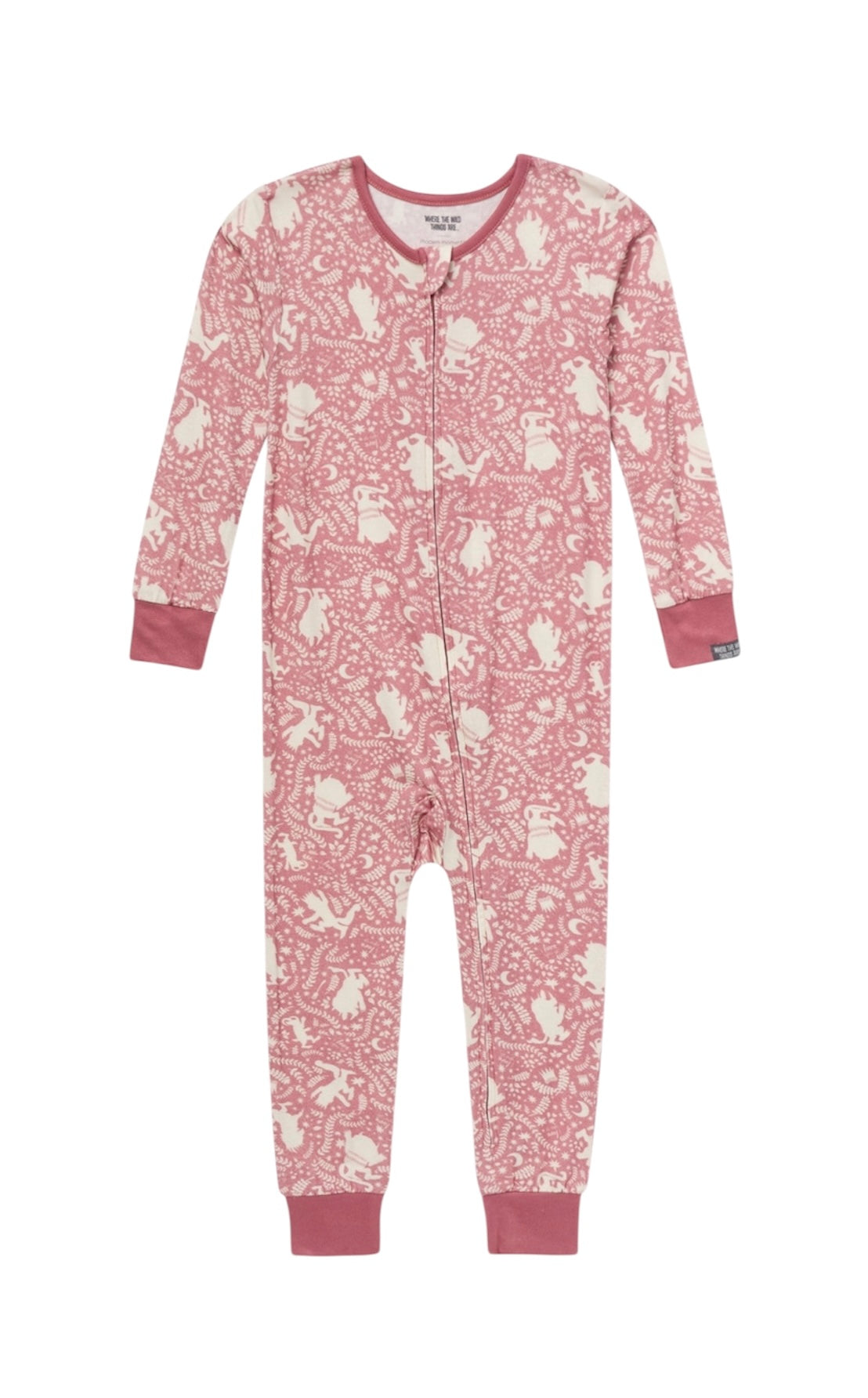 Modern Moments x Where the Wild Things Are One‑Piece or Two-Piece Pajama Sleeper – Neutral