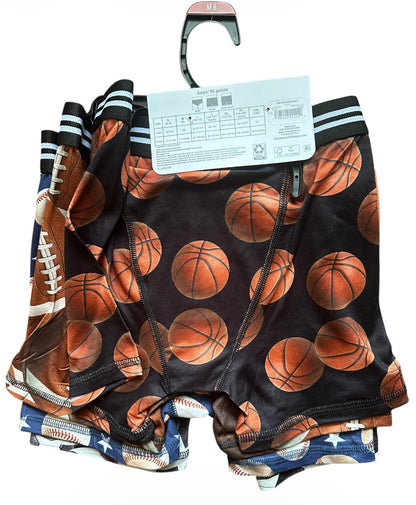 Wonder Nation Boys Boxer Briefs, 4 pack