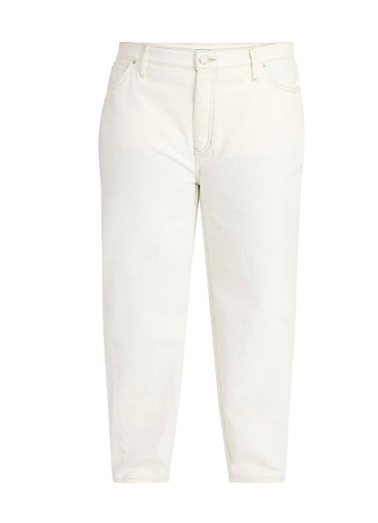 Terra & Sky Women's Plus Size High Rise Barrel Jeans, 28" Inseam