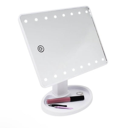 Onyx Professional Love Ellie “Amelia” LED Vanity Makeup Mirror – White