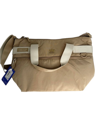 adidas Originals Puffer Shopper Tote Bag – Beige Logo