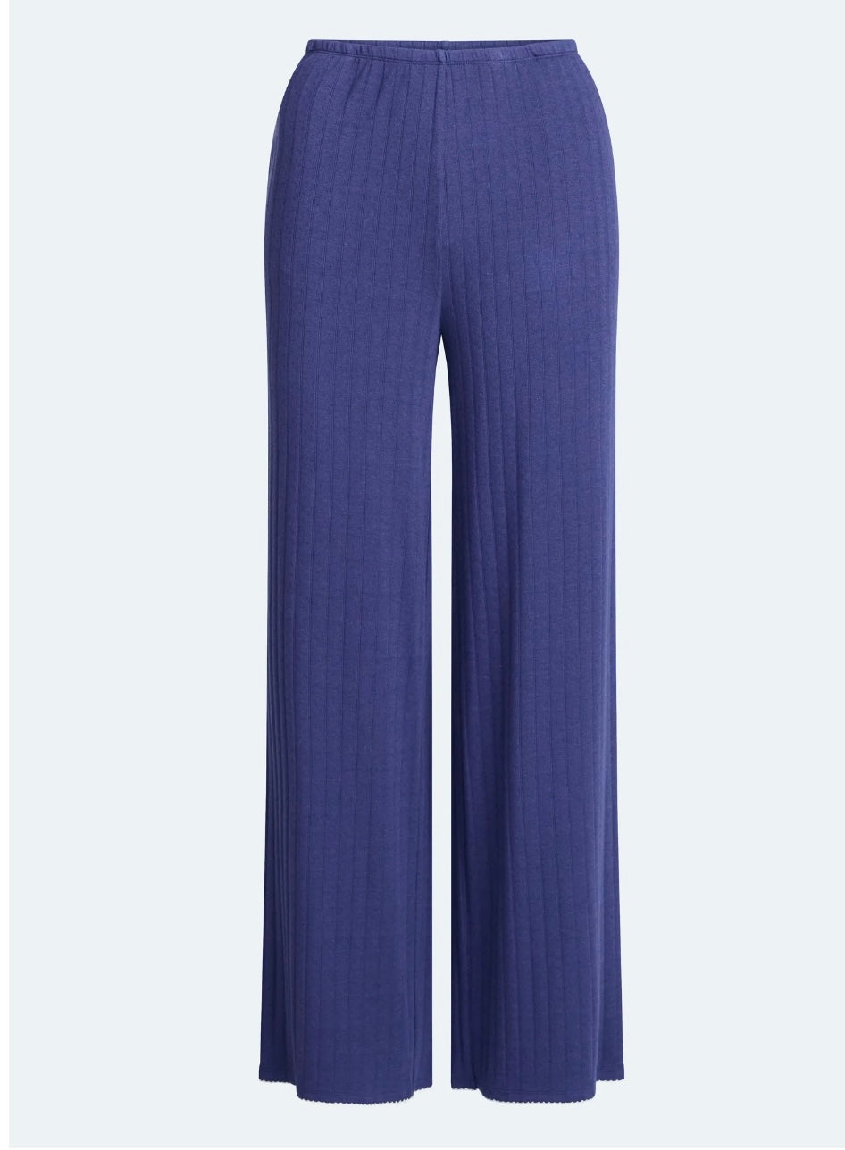 Joyspun Women’s Pointelle Knit Sleepwear Pants, 30'' Inseam