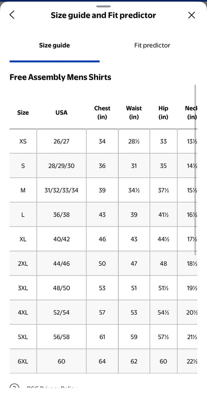 Free Assembly Men's Heavyweight Denim Overshirt with Long Sleeves
