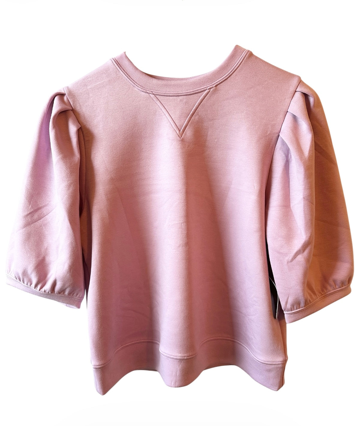 Scubaknit Pleated Sleeve Top for Women and Women’s Plus from Scoop