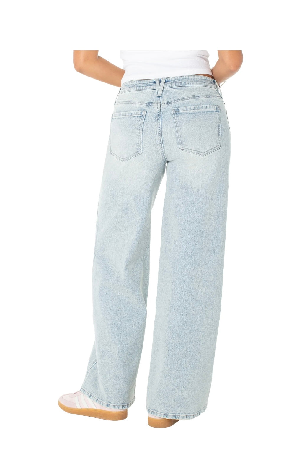 Celebrity Pink Women's and Women's Plus Baggy Wide Leg Jeans
