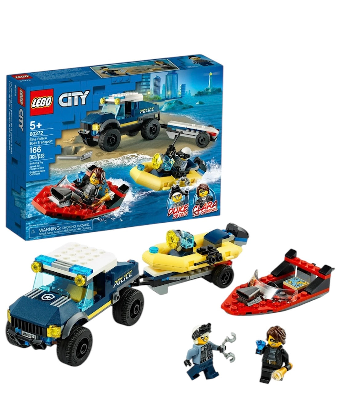 LEGO City Police Boat Transport 60272