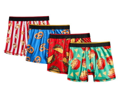 Wonder Nation Boys Boxer Briefs, 4 pack