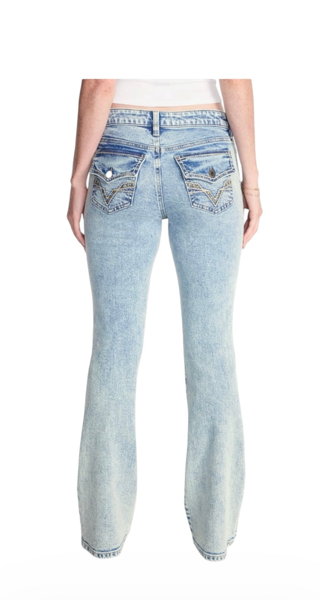 Extended Tab Bootcut Jeans for Women from No Boundaries